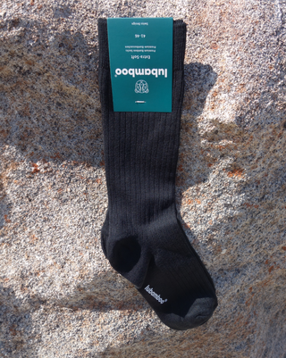 Ribbed monochrome socks